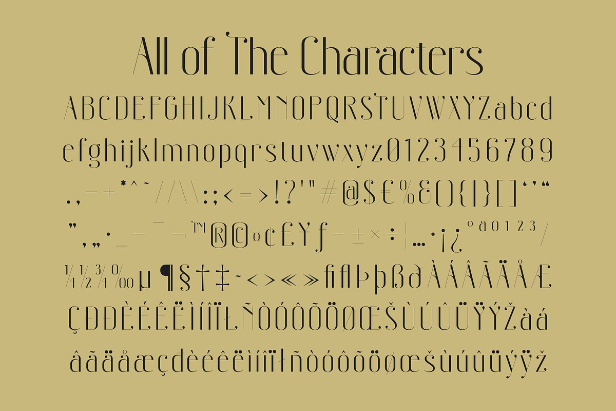 CS Catrine – Modern Sans Serif Font, a Sans Serif Font by Craft Supply Co. (Photo 8 of 8)