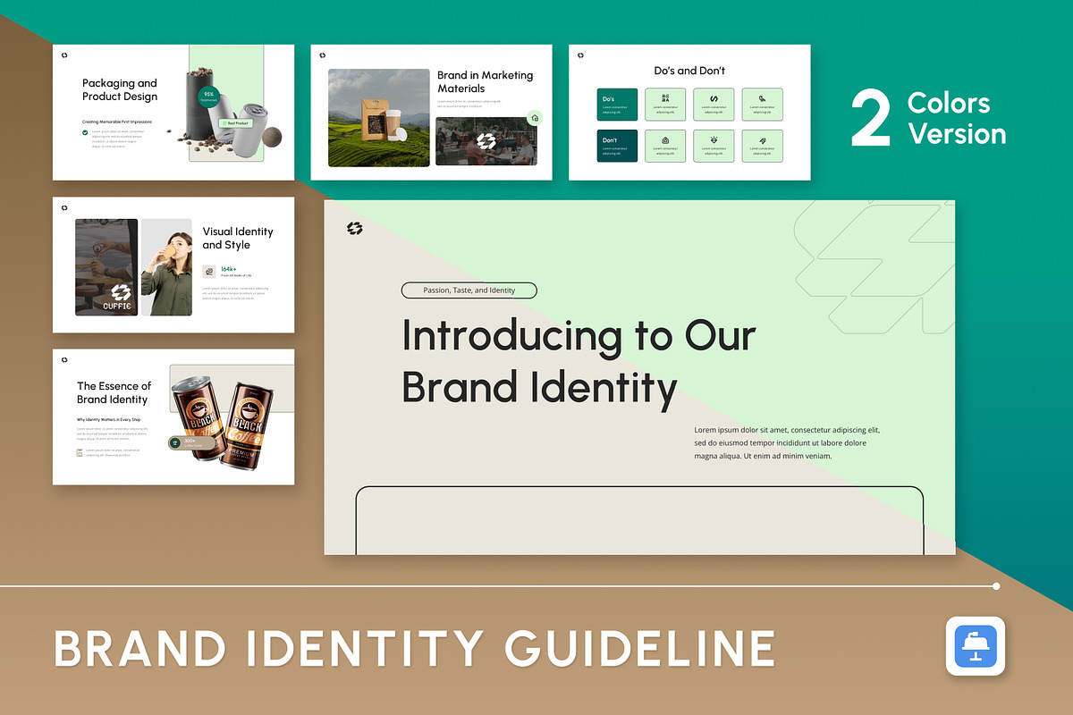 Brand Identity Guideline Keynote