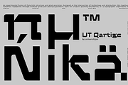 UT Qartige - A Technofuturistic Font, a Font by Universitype (Thumbnail 2 of 12)