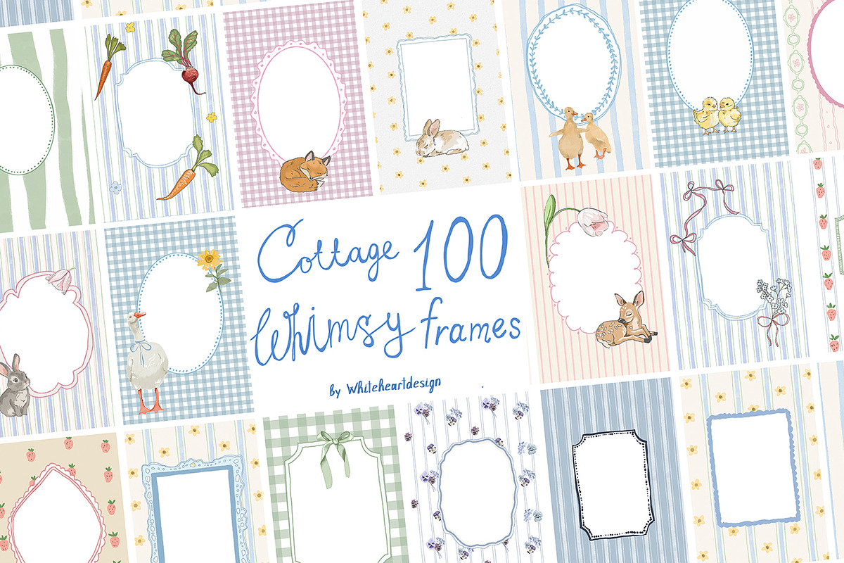Cottagecore Illustratios Bundle, a Decorative Illustration by whiteheartdesign (Photo 13 of 23)
