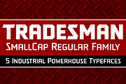 Tradesman SC Family, a Sans Serif Font by GRYPE (Thumbnail 1 of 3)
