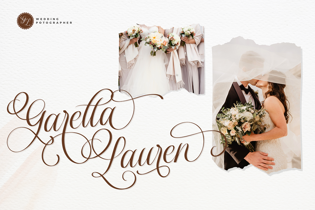 Dellanor Script - A Wedding Font, a Script Font by Ainun Jinan (Photo 2 of 10)
