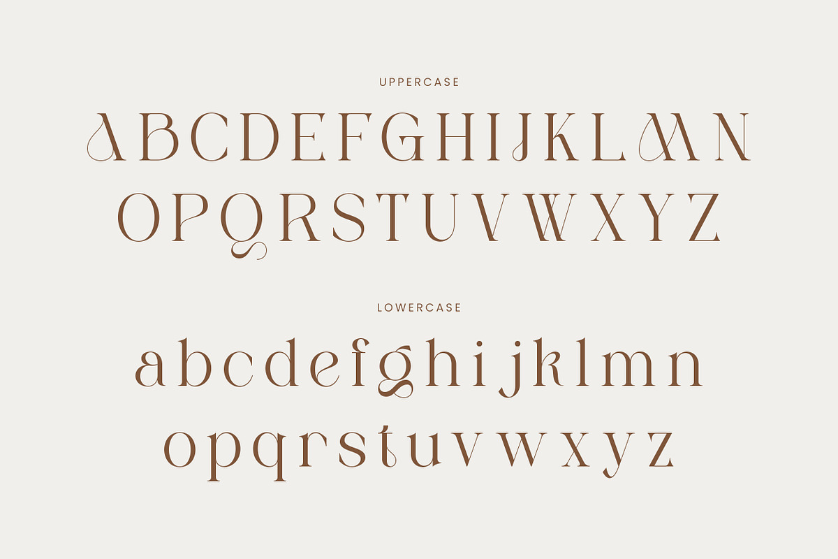 Agathe | Luxury Serif Font, a Serif Font by Mahesans Co (Photo 5 of 10)