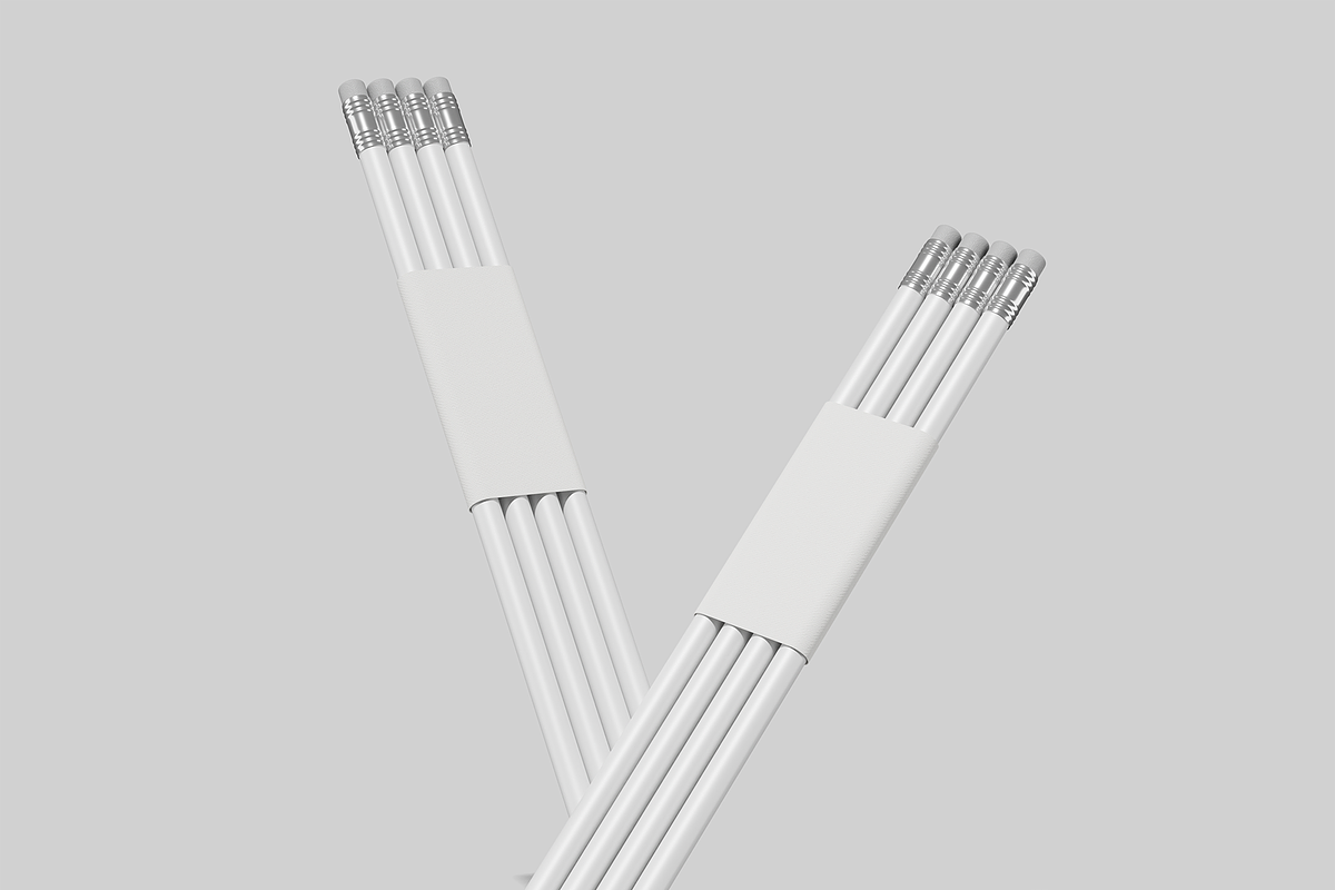 Colorful Pencil Packaging Mockup, a Pens & Pencil Mockup by Bartama Graphic (Photo 5 of 5)