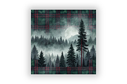 Elegant Plaid Winter Pattern Bundle, a Pattern Graphic by FloridPrintables (Thumbnail 6 of 9)