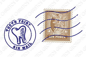 Tooth Fairy Letter Postage Postal