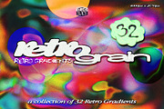 32 Retro Gradient Textures, a Texture Graphic by Retro Black Studio (Thumbnail 1 of 13)