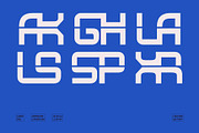Laser Disc - Retro Sci-fi Logo Font, a Sans Serif Font by Casloop Studio (Thumbnail 3 of 9)