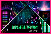 250+ Dots Neon Overlay Effects, an Object Graphic by Mikel Blazgad (Thumbnail 2 of 14)