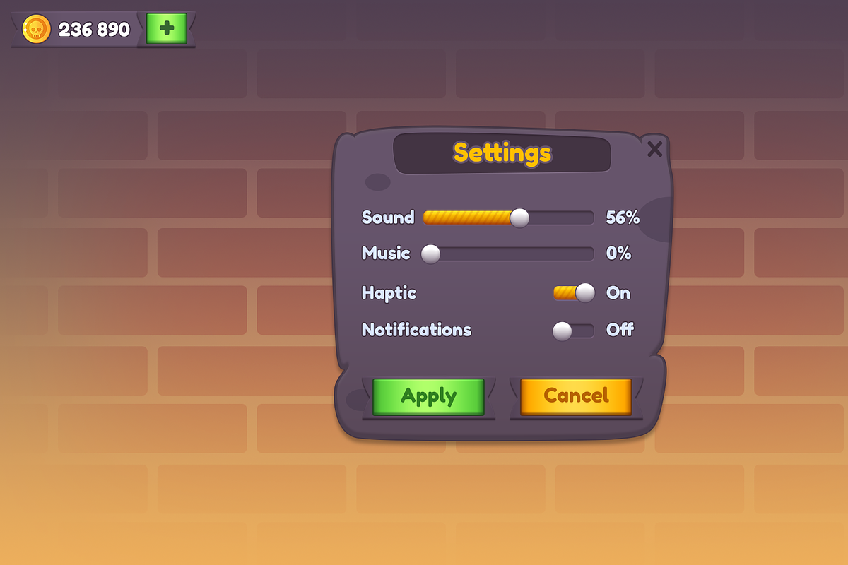 Stone Game UI pack, an Object Graphic by KartInnka
