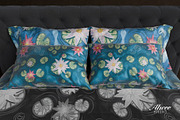 Bright Water Lily Seamless Pattern, a Pattern Graphic by Alwee Studio (Thumbnail 4 of 6)