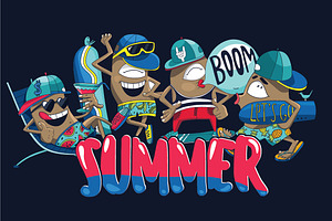 Summer monster set