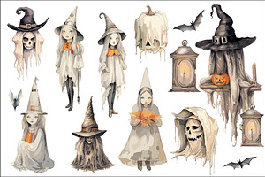 Halloween Vintage Clipart