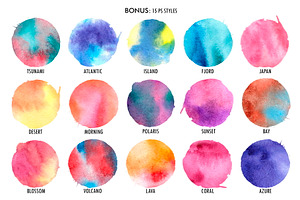 120 Watercolor PS Brushes