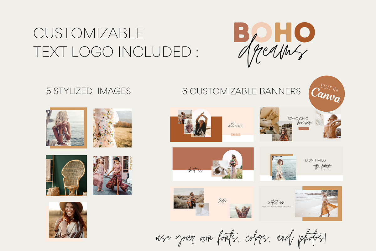 Easy Shopify Theme I Boho Love, a Shopify Template by Easy Website Themes (Photo 5 of 11)