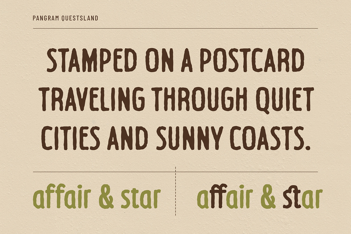 Questland - Rough Vintage HandDrawn, a Handwritten Font by Typia Nesia (Photo 4 of 12)