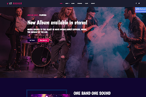 ET Rocker Onepage WordPress Theme