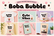 Boba Bubble, a Slab Serif Font by Wow Magic (Thumbnail 2 of 4)