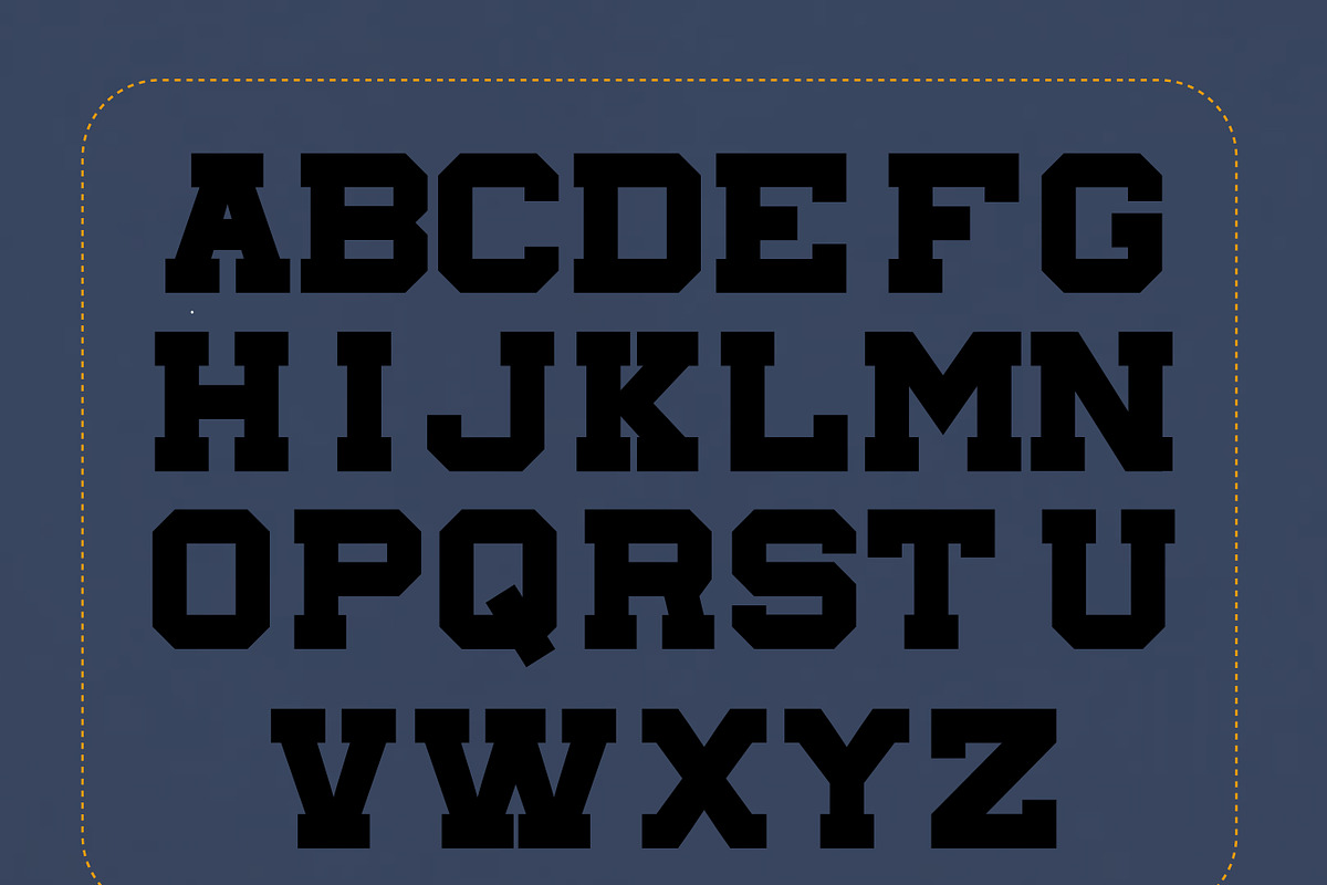 Varsity Sports | Tournaments TEAM, a Slab Serif Font by MaxArt Foundry (Photo 2 of 3)
