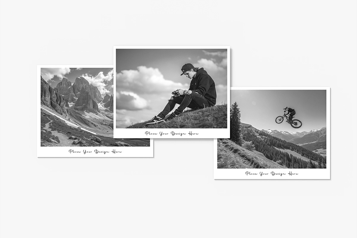 Polaroid Photo Mockup Bundle, a Product Mockup by graphypix (Photo 4 of 4)