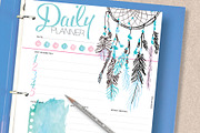 Daily Planner: Half Letter & Letter, a Stationery Template by Stick with Sam (Thumbnail 4 of 4)