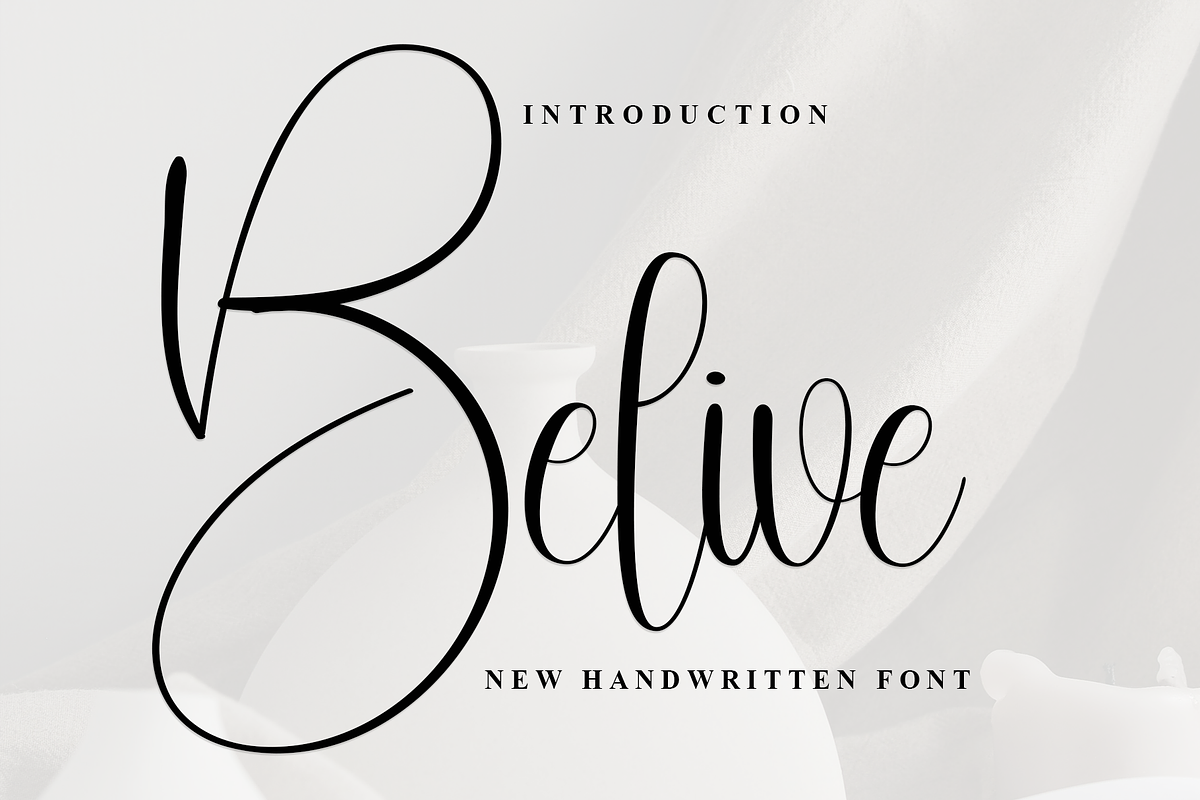 03 Belive, a Handwritten Font by InermediaSTUDIO (Photo 1 of 11)