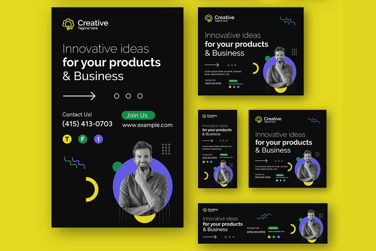 Business Web Banner Template, an UI Kit Template by CreativeShaper (Photo 4 of 4)