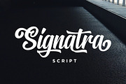 Signatra Script, a Script Font by Twicolabs Fontdation (Thumbnail 1 of 15)
