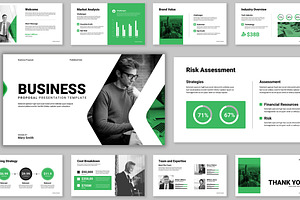 Business Proposal Presentation, a Presentation Template by Mighty-Slide