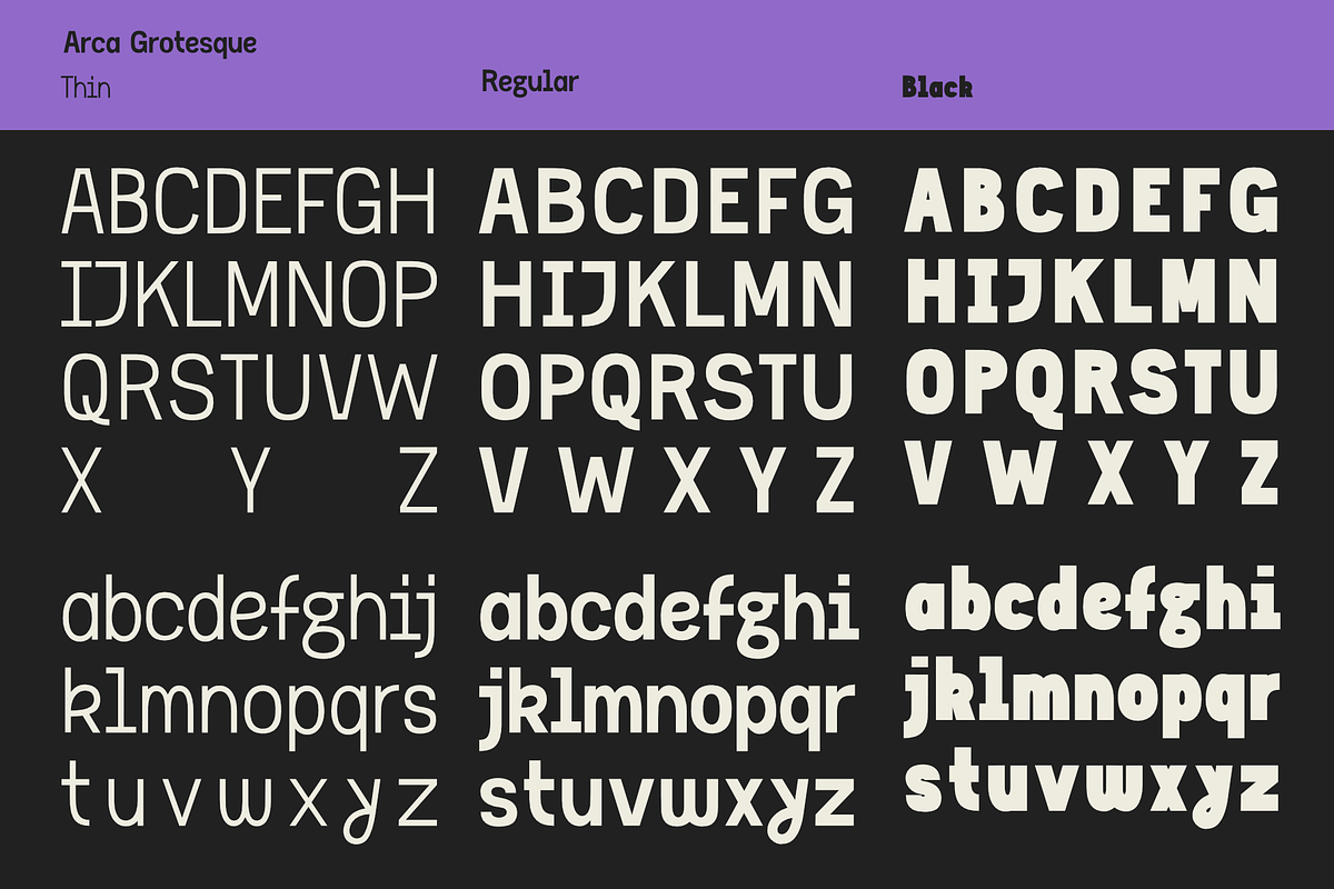 Arca Grotesque Modern Sans Serif, a Sans Serif Font by Oui Studio (Photo 6 of 10)