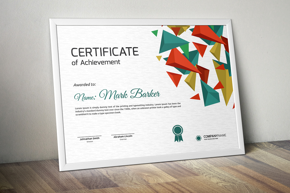 Certificate Word | PSD | AI, a Stationery Template by Curve Design (Photo 1 of 3)