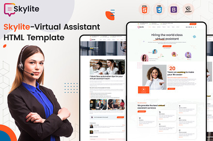 Virtual Assistant HTML Template, a HTML Template by Andit themes