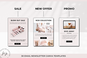 Email Marketing Canva Templates