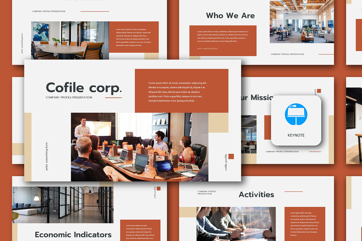 COFILE - Company Profile, a Presentation Template by Dankudraw (Photo 1 of 6)