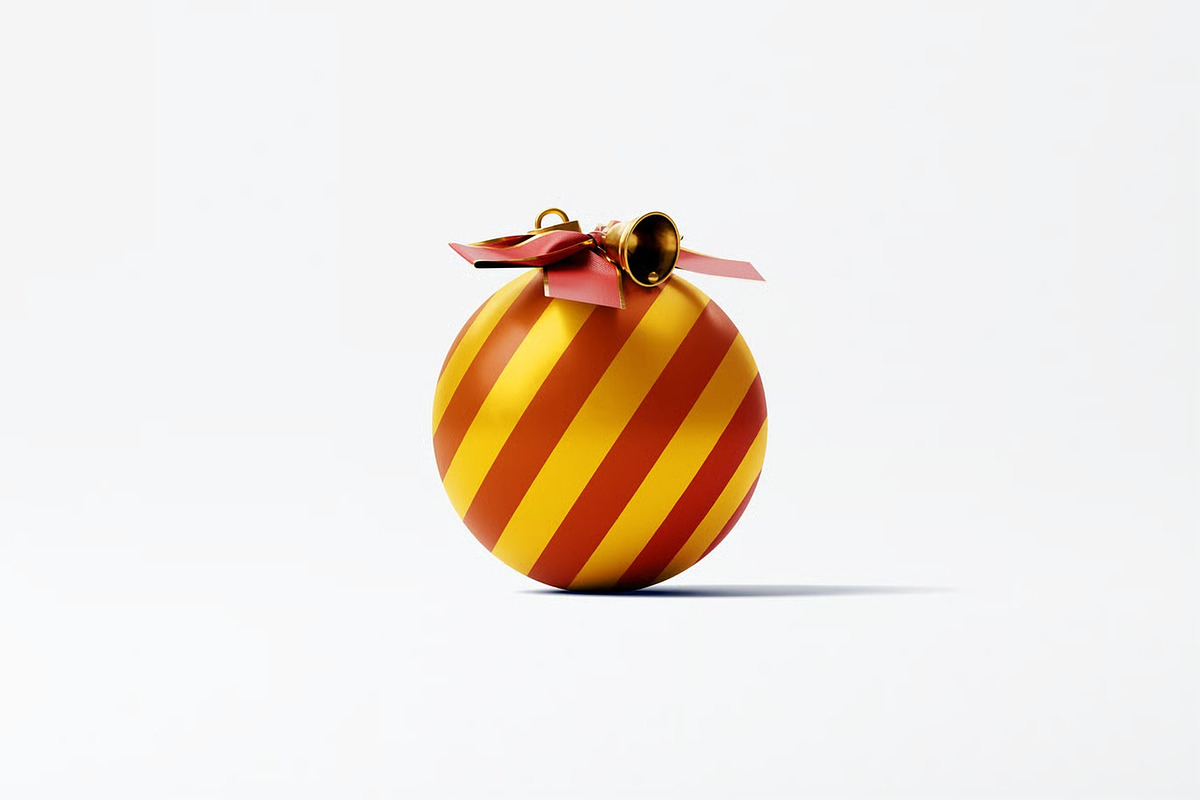 Christmas Ball Mockup, a Product Mockup by zpackcreative (Photo 4 of 6)
