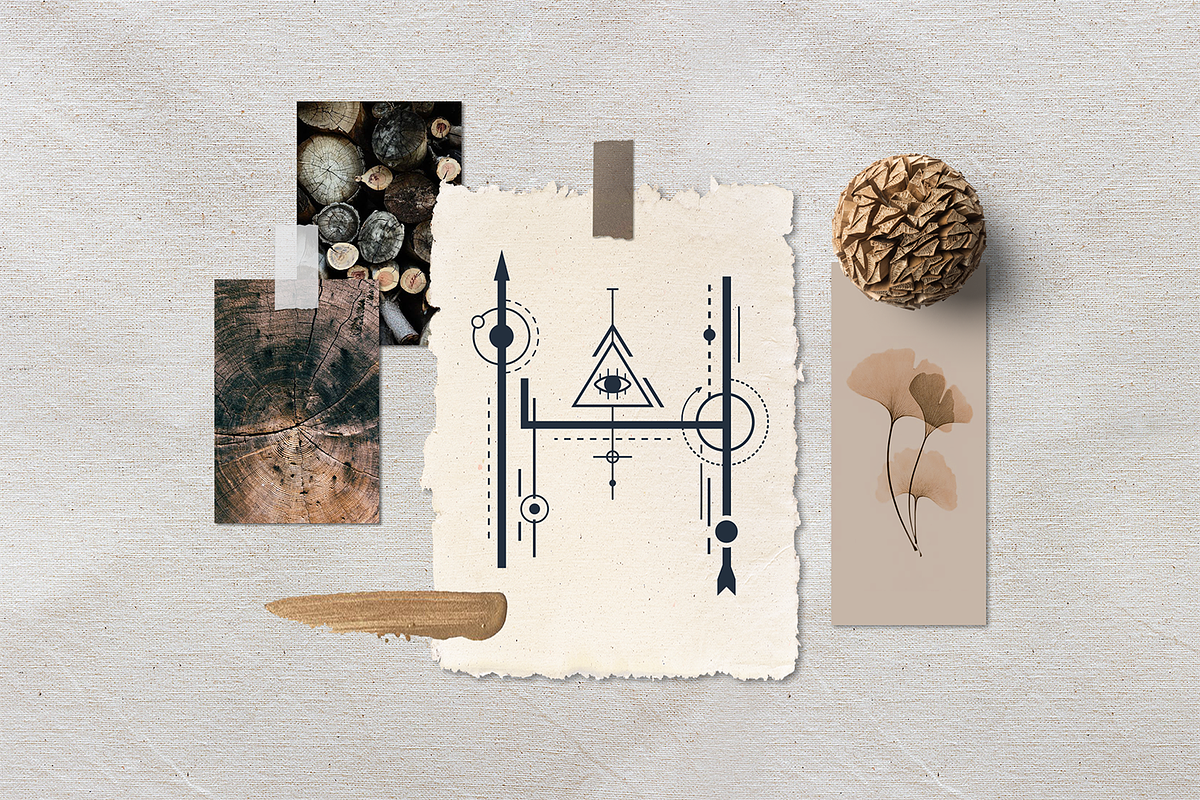 Totem. Mystical Font. Line Art Style, a Script Font by Cosmic Store (Photo 13 of 35)