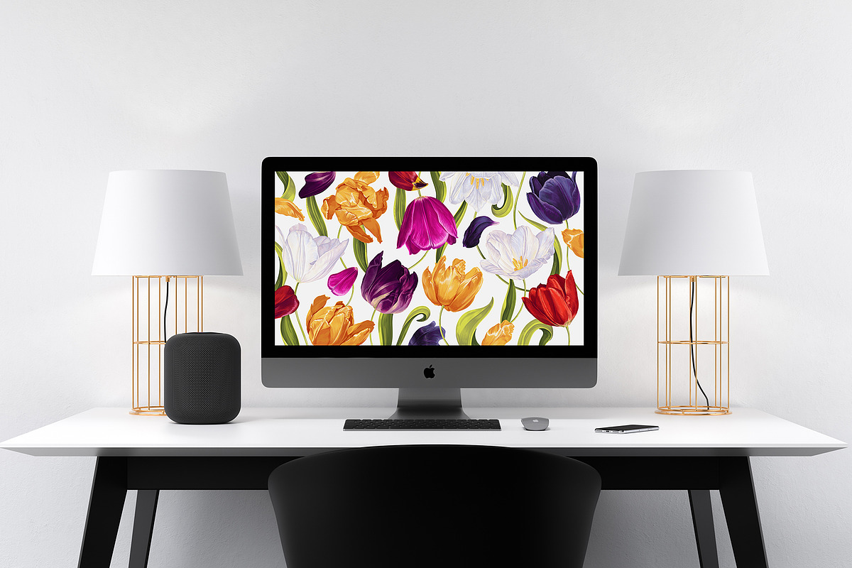 Big set Multicolored Tulips, a Graphic by MarynaPetrovska (Photo 5 of 13)