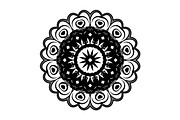 Black and White Mandala Patterns Set, a Decorative Illustration by NJ Himel (Thumbnail 76 of 101)