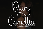 Diary Camellia, a Handwritten Font by FreshTypeINK (Thumbnail 1 of 8)