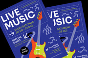 Live Music Promotion Flyer, a Flyer Template by Gumico Studio. (Thumbnail 3 of 3)