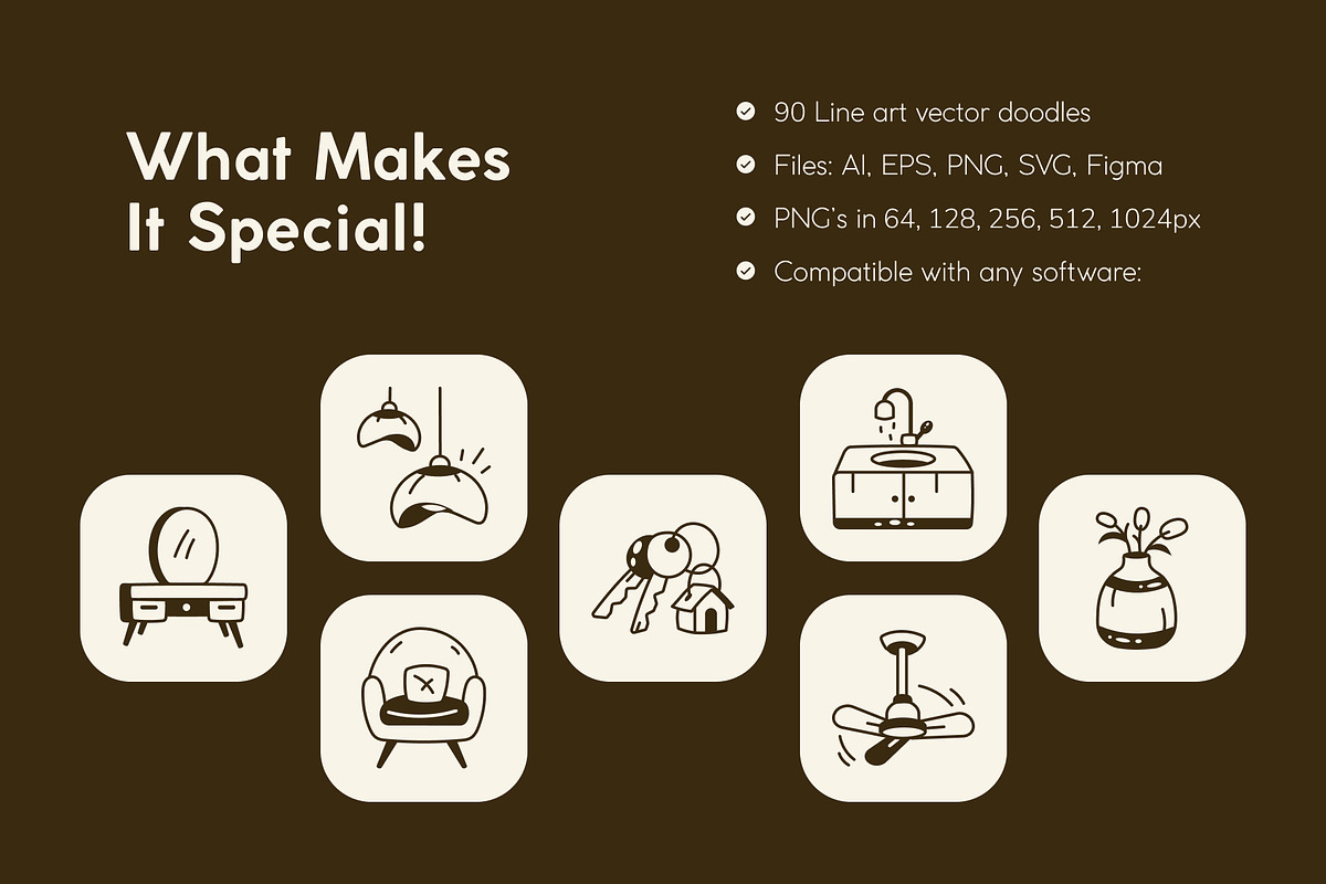 House Doodle Icon, a Solid Icon by Vectors Market (Photo 2 of 8)