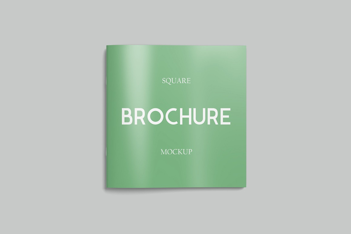 Square Brochure Mockup, a Print Template by graphiccrew (Photo 4 of 9)