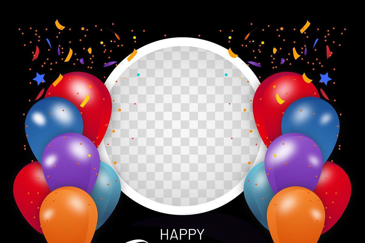 Happy birthday text style, a Graphic by Sashamim22 (Photo 2 of 3)