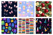 Back to School Seamless Patterns, a Texture Illustration by Dream Creation (Thumbnail 2 of 4)