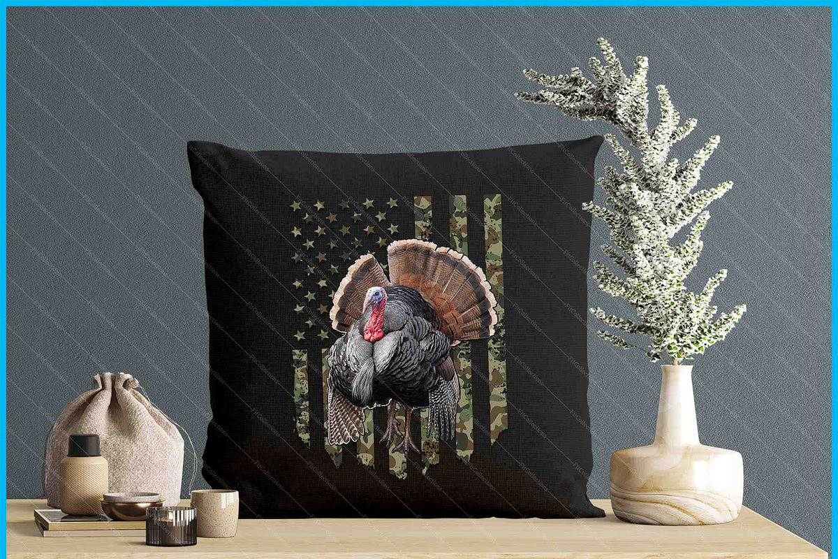 Turkey Graphic USAFlagTreeCamouflage, a Graphic by Creativeusart (Photo 4 of 4)