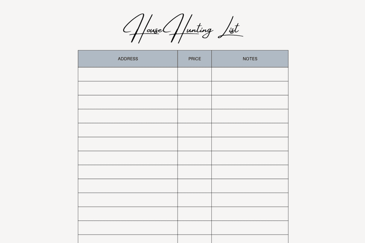Home Buying Planner, a Design Template by Brand Your Biz Co. (Photo 7 of 8)