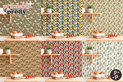 Cottage Kitchen Wallpaper Mockup PSD, a Product Mockup by Printable Pretty Studio (Thumbnail 2 of 11)