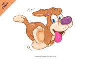 Set of Cartoon Dogs 03. Clipart., an Animal Illustration by KENO Mascots (Thumbnail 4 of 7)