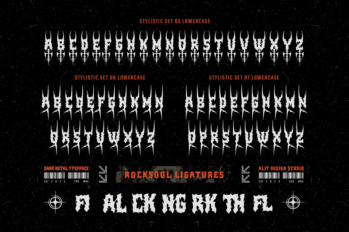 Rocksoul Typeface, a Blackletter Font by alit design (Photo 12 of 17)