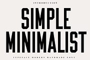 SImple MInImalIst, a Script Font by FreshTypeINK (Thumbnail 1 of 7)